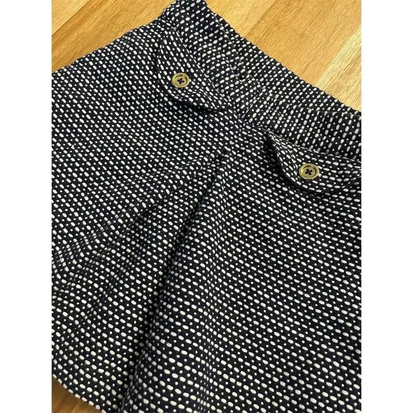 Janie and Jack Girls Size 4 Navy Blue White Dot Skirt Vintage Pink Tag - Picture 2 of 6